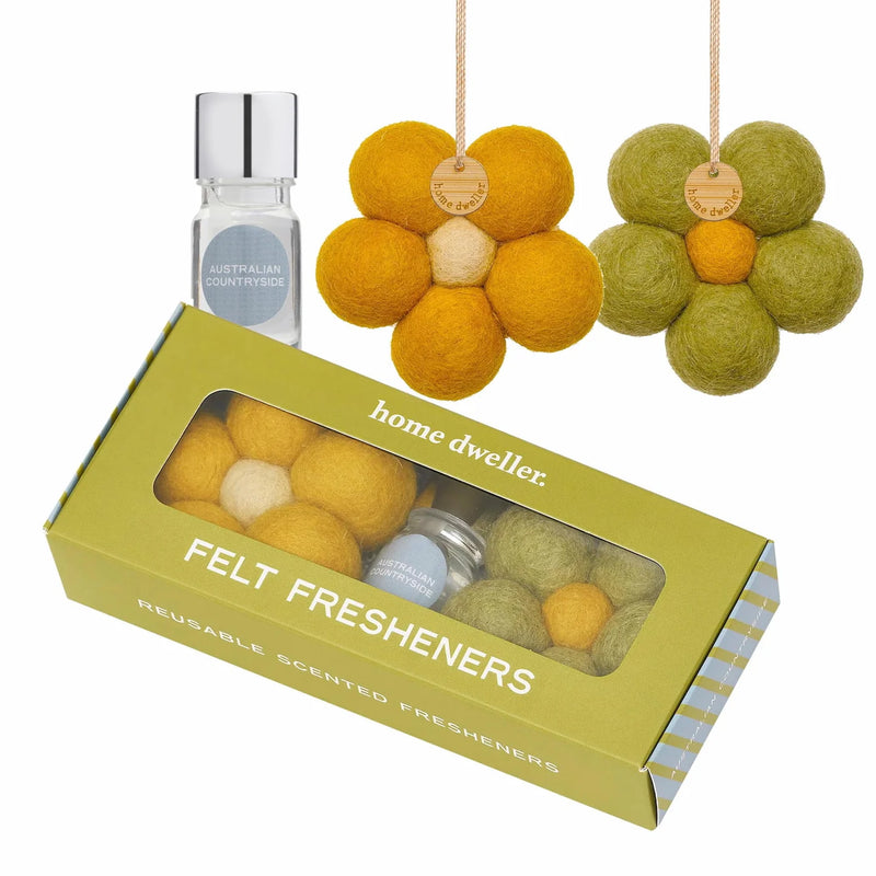 Felt Flower Hanging Fresheners