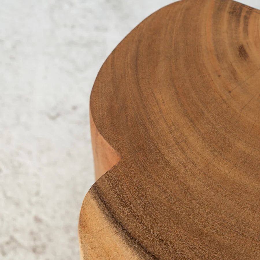 Flore Curved Side Table | Natural