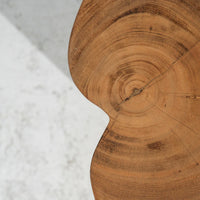 Flore Curved Side Table | Natural