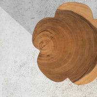 Flore Curved Side Table | Natural