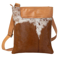 Florence Front Open Pocket Cowhide Bag