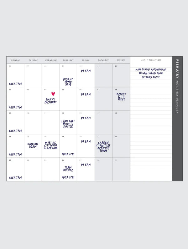2026 On The Daily Planner | Sorbet
