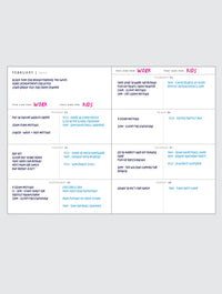 2026 Weekly Planner | Sky
