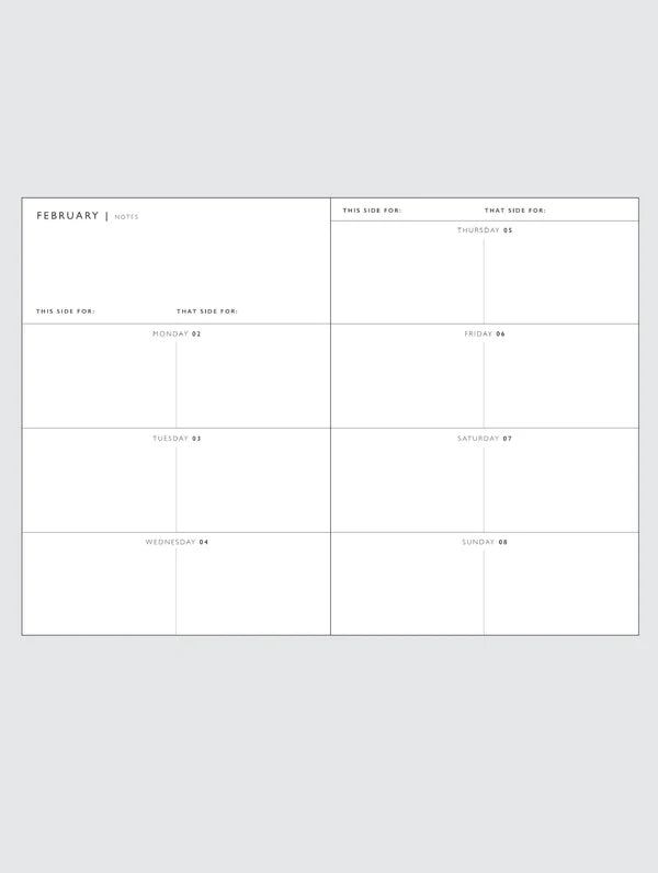 2026 Weekly Planner | Fern