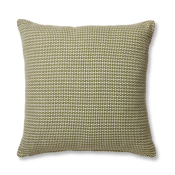 Flynn Olive Woven Cushion