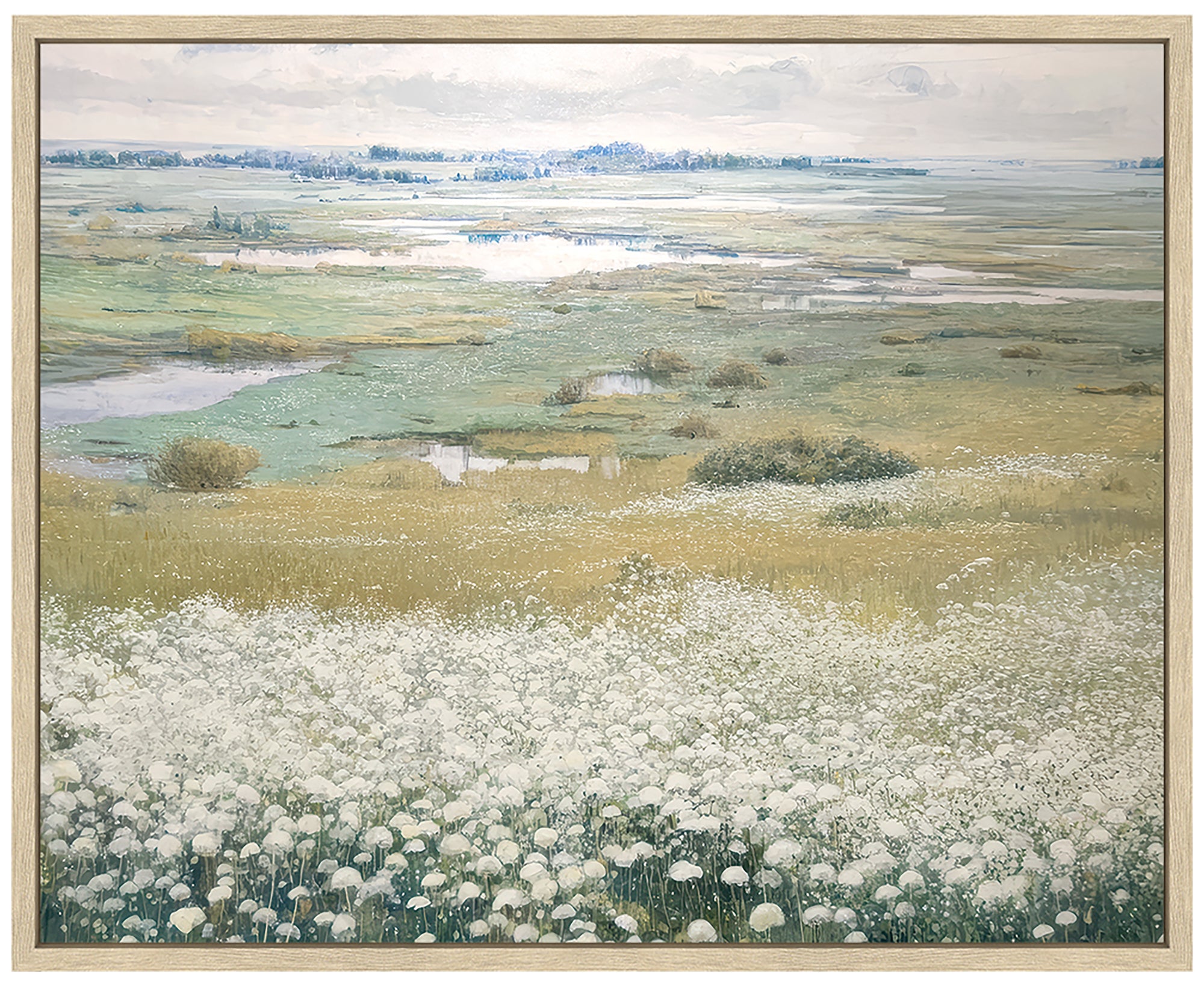 Field Good Paint | Framed Canvas Art | 43x53cm