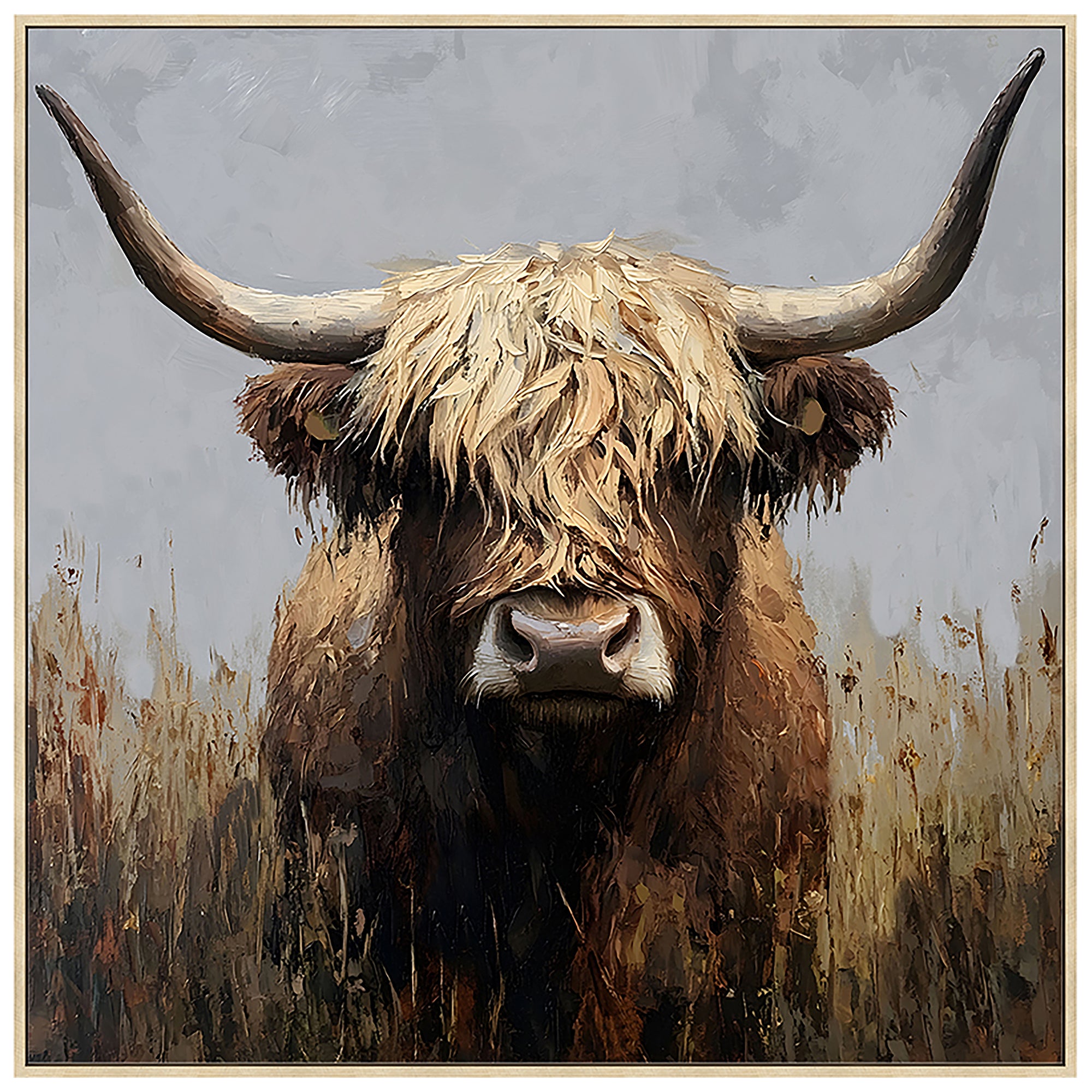 Moo-d Maker Painting | Framed Canvas Art | 93x93cm