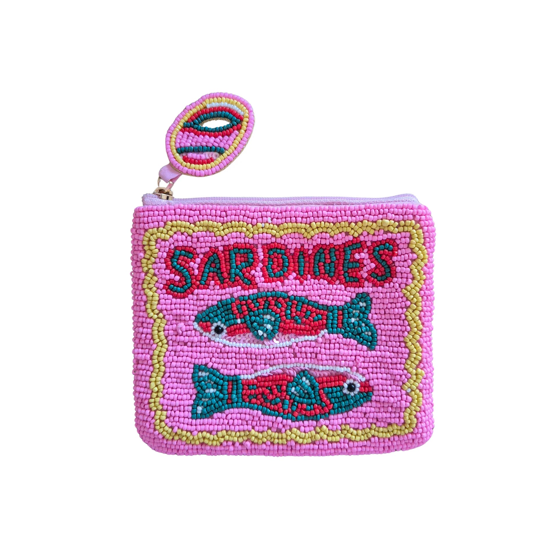 Beaded Coin Purse | Sardines