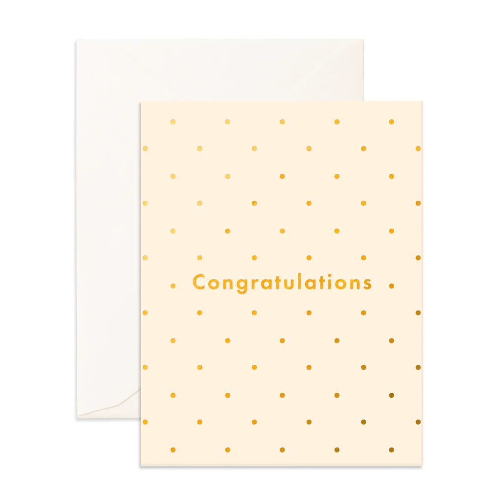 Congratulations Dots Greeting Card