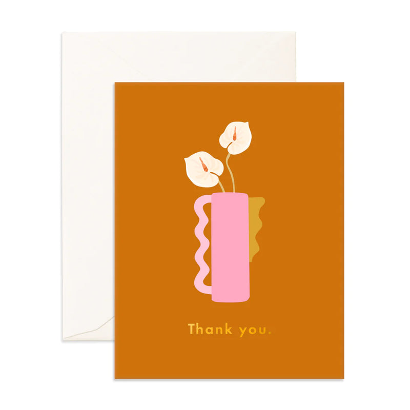 Thank You Tailflower Greeting Card