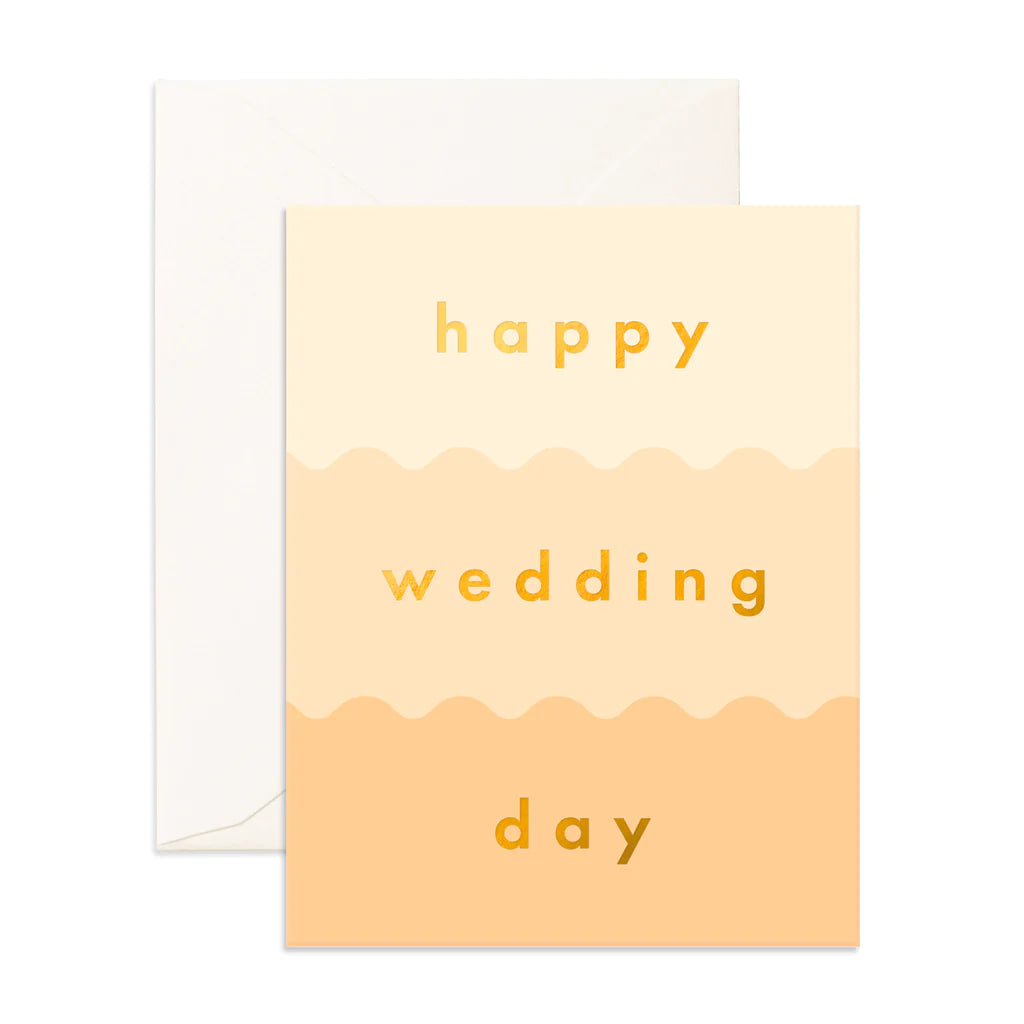 Wedding Day Layer Cake Greeting Card