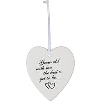 Ceramic Heart with Quote