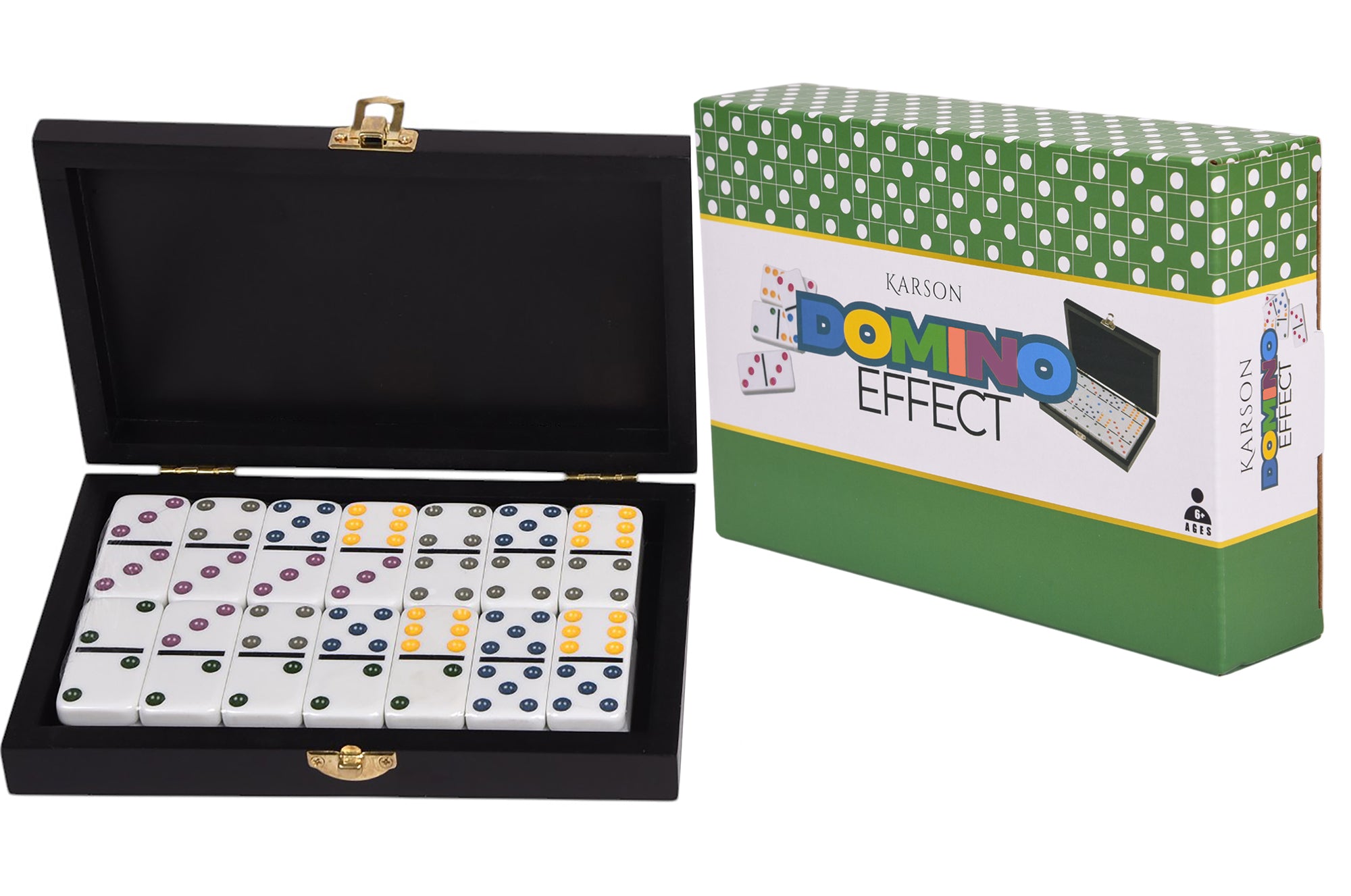 Domino Set in Wood Box