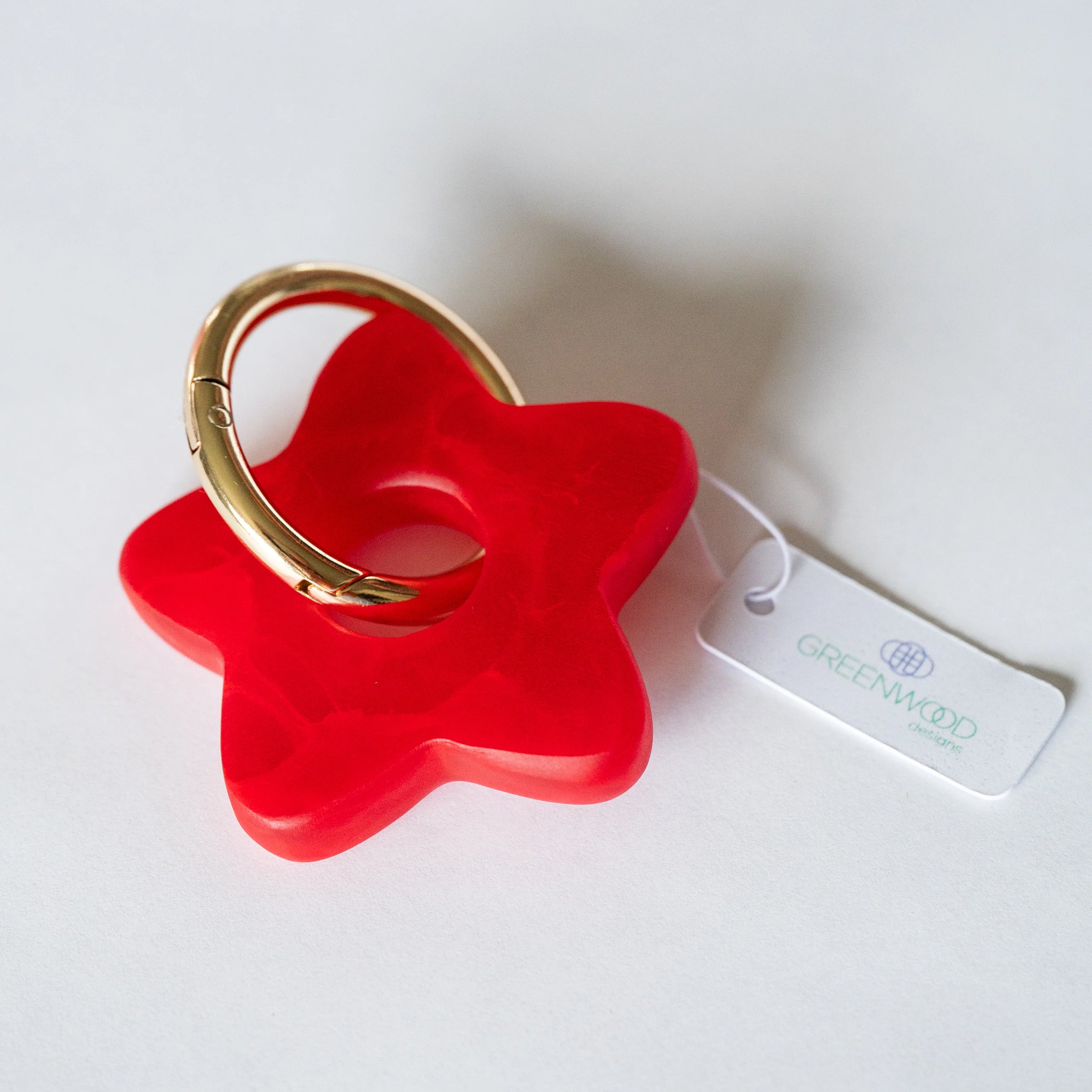Star Resin Keyrings | Gold