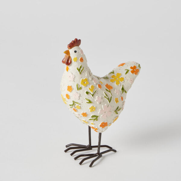 Eggsmeralda Chicken Sculpture