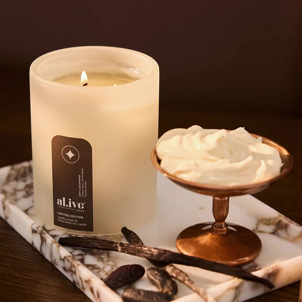 Soy Candle | Vanilla Cream & Tonka Bean