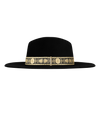 Womens' Mid Brim Fedora | Elwood | Black