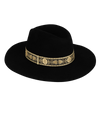Womens' Mid Brim Fedora | Elwood | Black