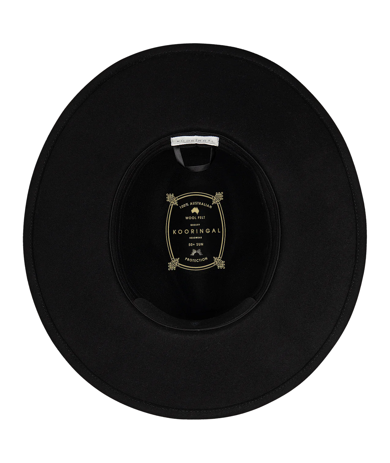 Womens' Mid Brim Fedora | Elwood | Black