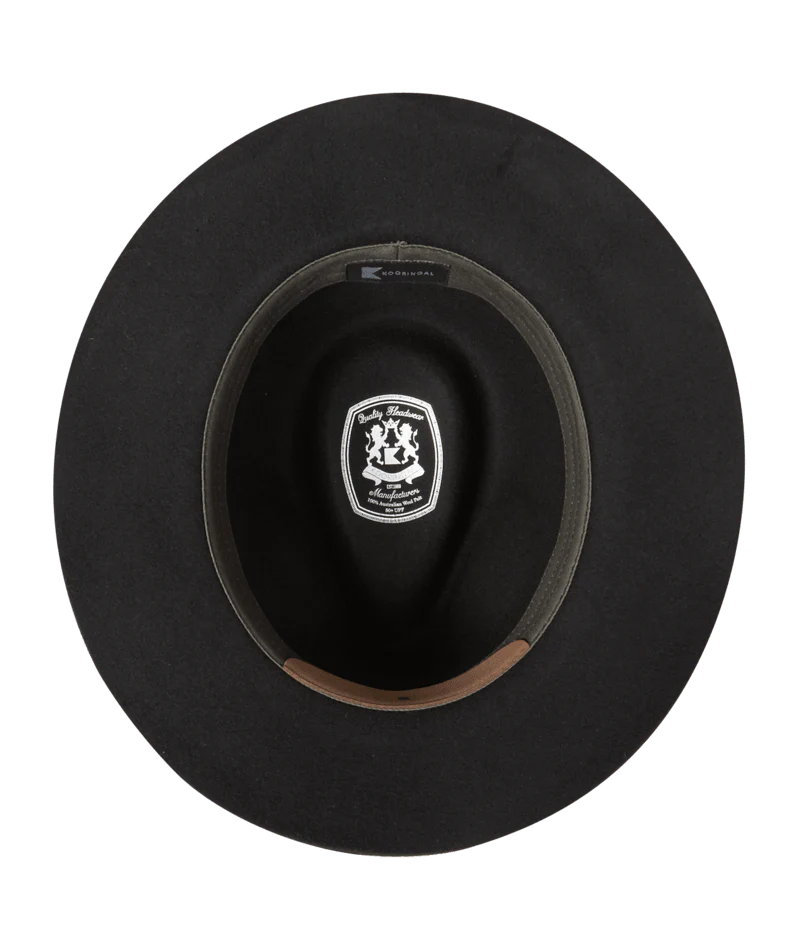 Mens Mid Brim Fedora Hat | Rajah
