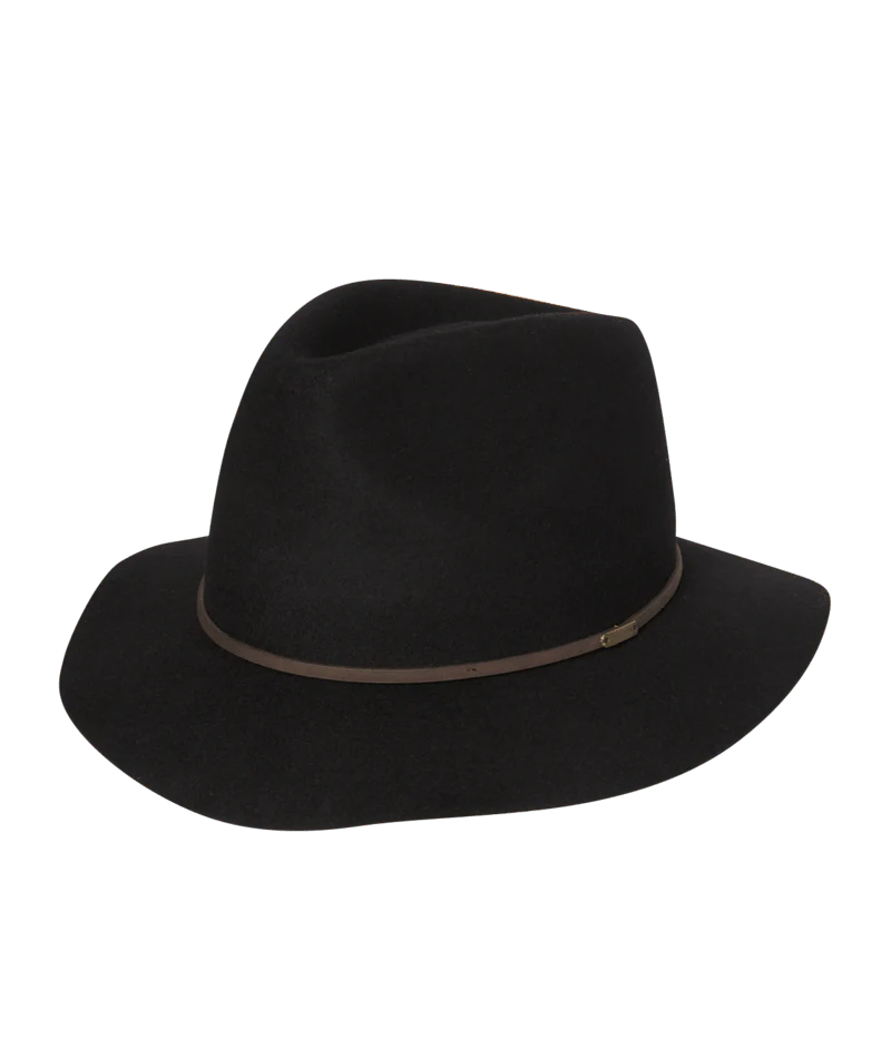 Mens Mid Brim Fedora Hat | Rajah