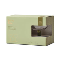 The Romy Set of 2 Wine Glasses | Olive