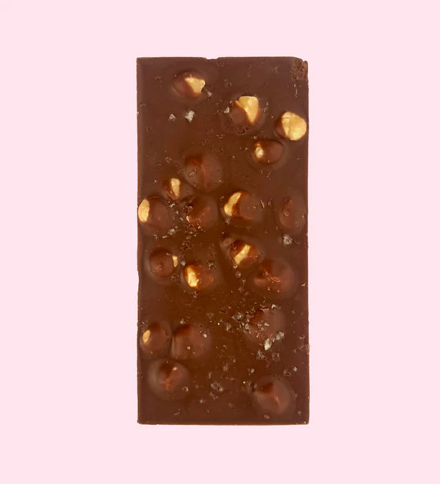 Hazelnut, Caramel and Sea Salt Block