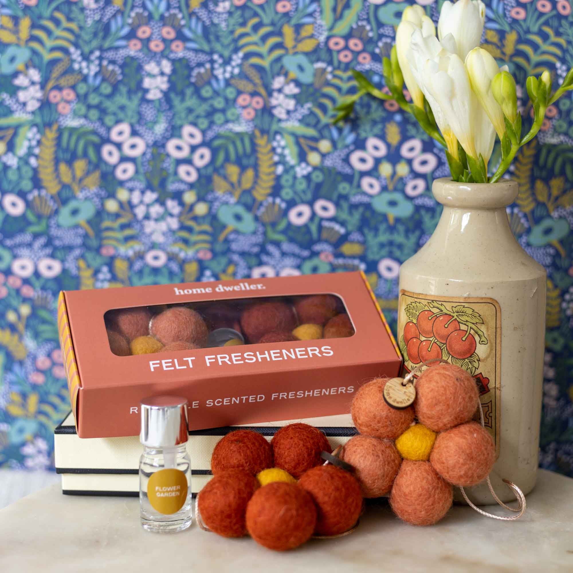 Felt Flower Hanging Fresheners
