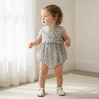 Baby Girls Nora Playsuit | Navy Daisy