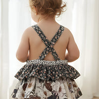 Baby Girls Frilly Playsuit | Meadow Florals