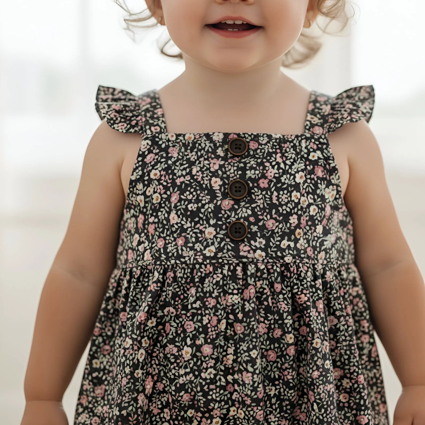 Baby Girls Freya Playsuit | Vintage Posy