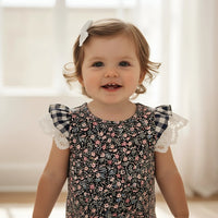 Baby Girls Knit Romper | Vintage Posy