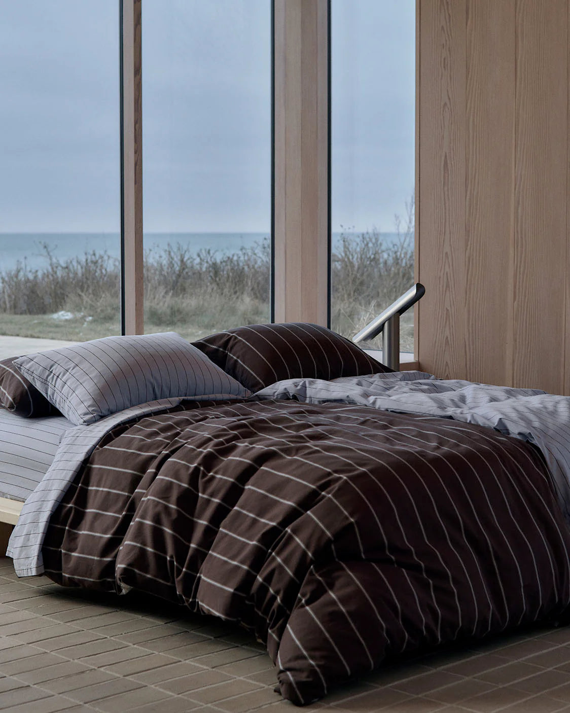 Quilt Cover | Chocolate/Mist