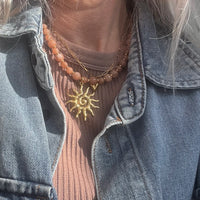 Sunrise Stone Necklace