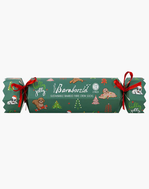 Womens Chrissy Cavoodles 2pk Xmas Cracker
