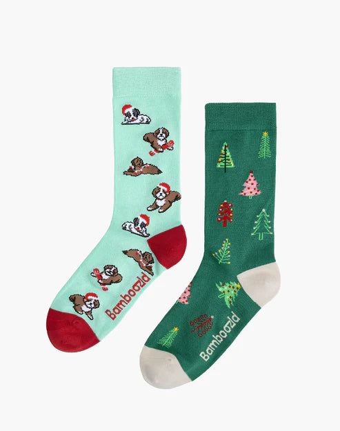 Womens Chrissy Cavoodles 2pk Xmas Cracker