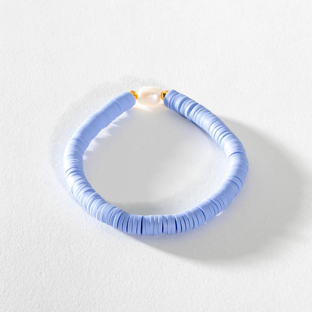 Pearl Pop Heishi Bead Bracelet