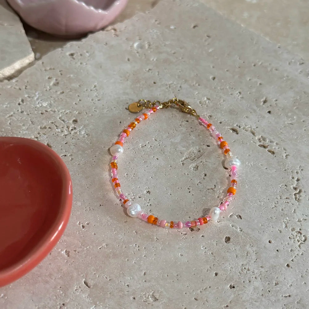 Spring Bracelet | Mile (Multi Pearl)
