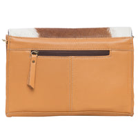 Valencia | Cowhide Rectangular Flap Bag with Tooling