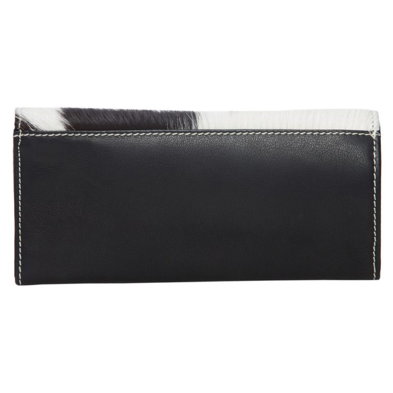 Oran | Cowhide Flap Wallet with Hand Tooled Leather