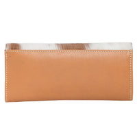 Oran | Cowhide Flap Wallet with Hand Tooled Leather