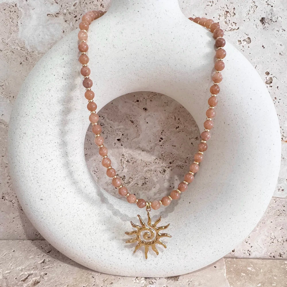 Sunrise Stone Necklace