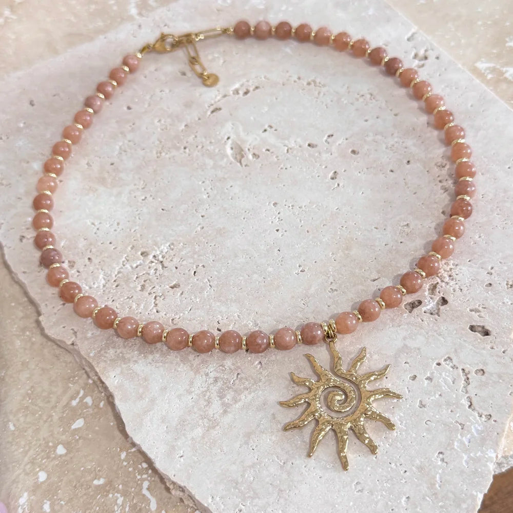 Sunrise Stone Necklace