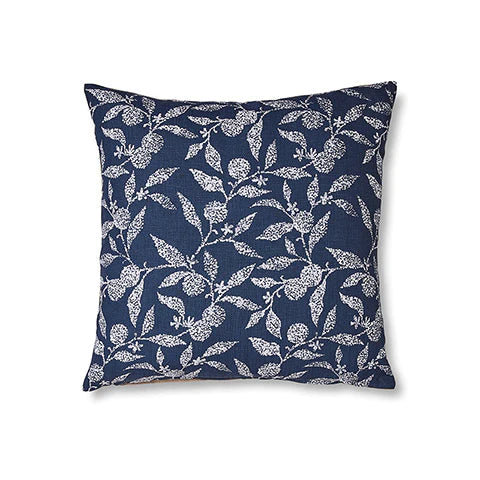 Olena Blue Linen Cushion