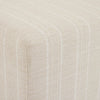 Lisbon Natural Stripe Ottoman