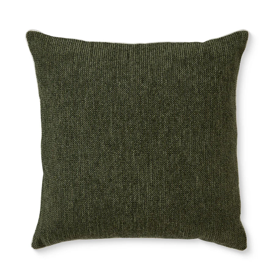 Casey Dark Green Textured Cushion