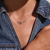 Eterna Interlink Necklace | Sterling Silver