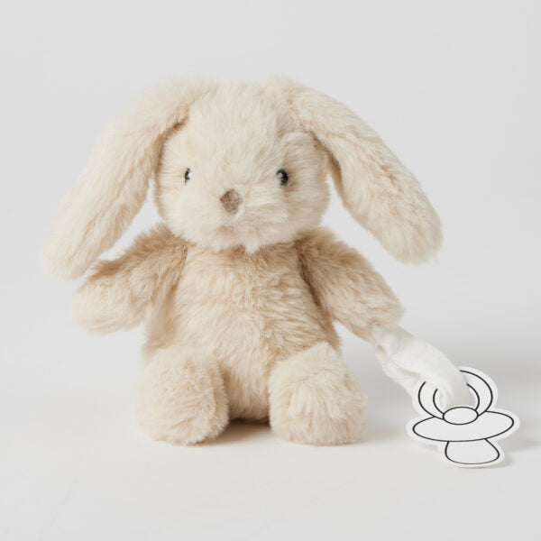 Beige Bunny Dummy Clip