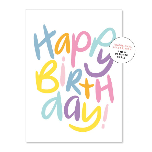 HBD Letters | Greeting Card