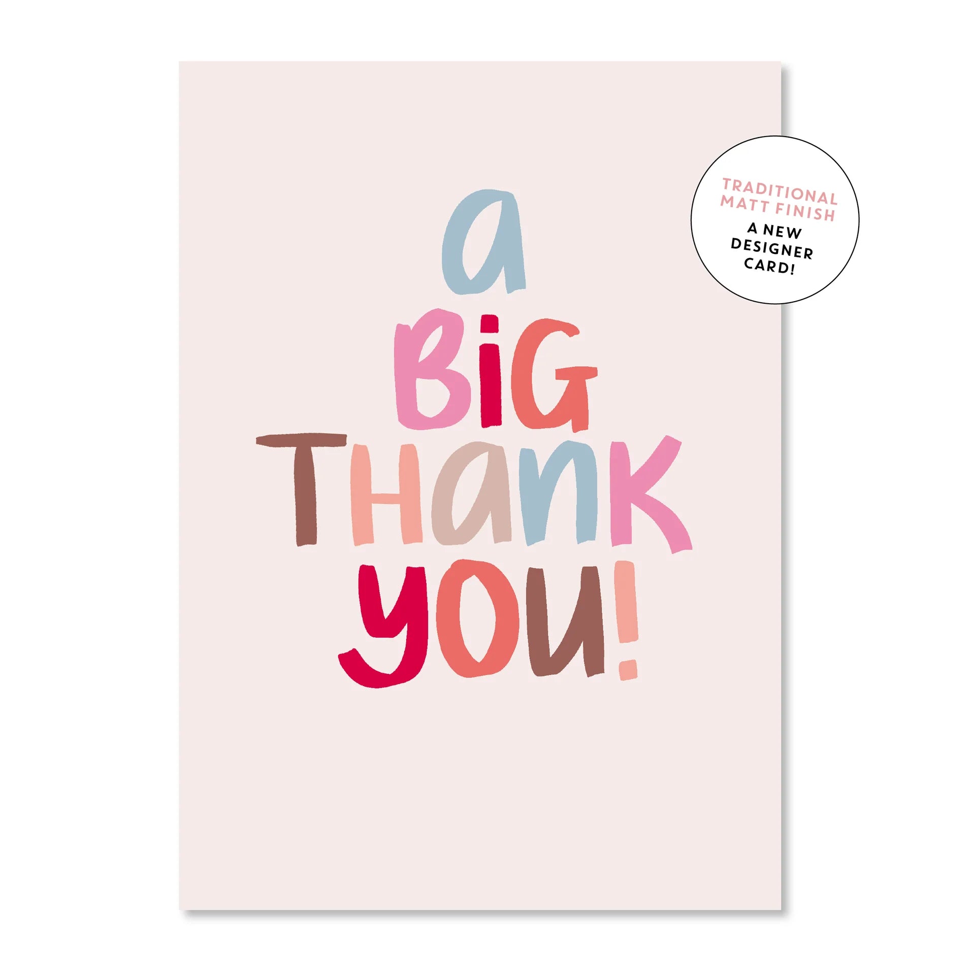 A Big Thank You | Greeting Card
